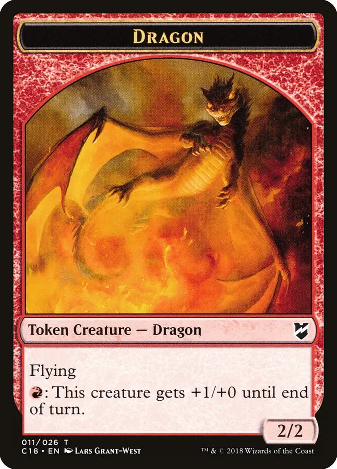 Dragon Token [Commander 2018 Tokens] 1