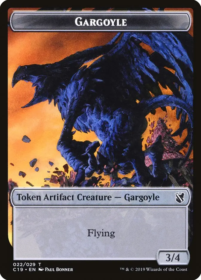 Gargoyle Token [Commander 2019 Tokens] 1