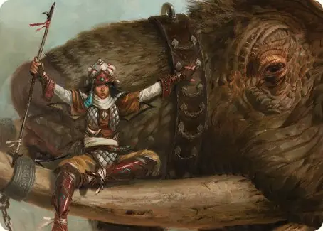 Tuskguard Captain Art Card [Commander Masters Art Series] 1