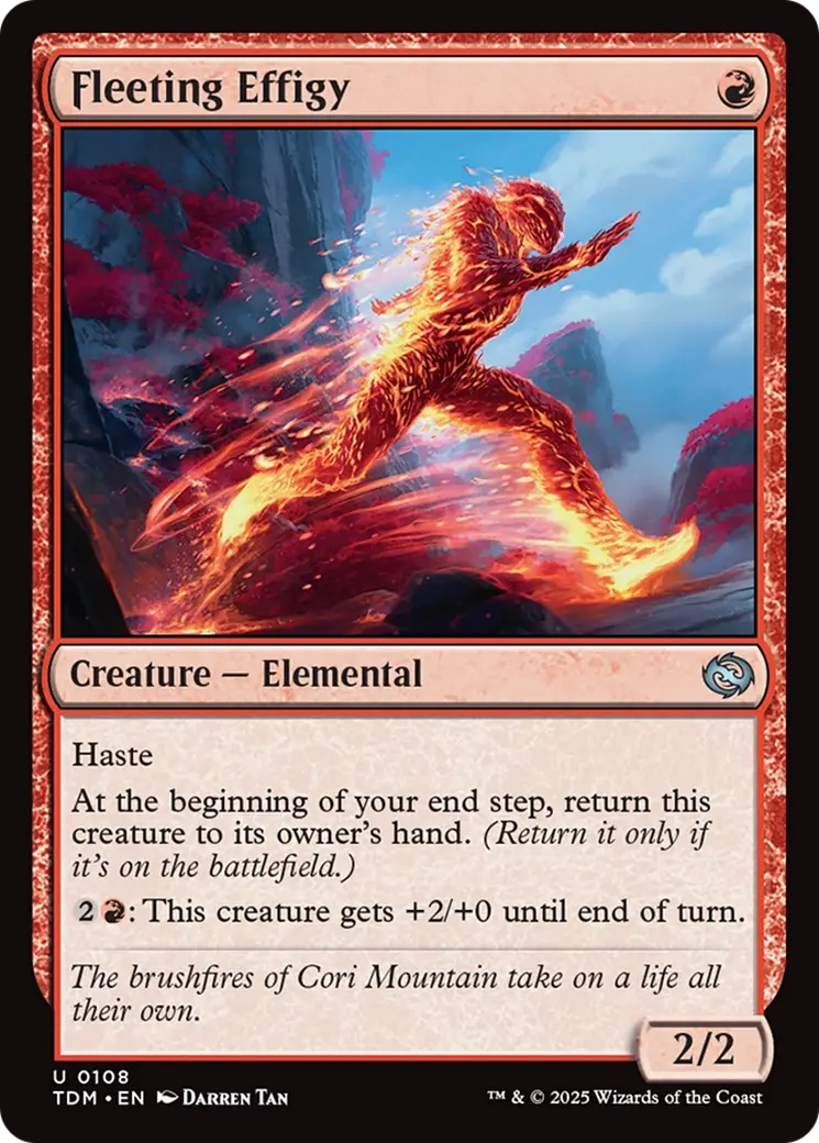 Fleeting Effigy [Tarkir: Dragonstorm] 1