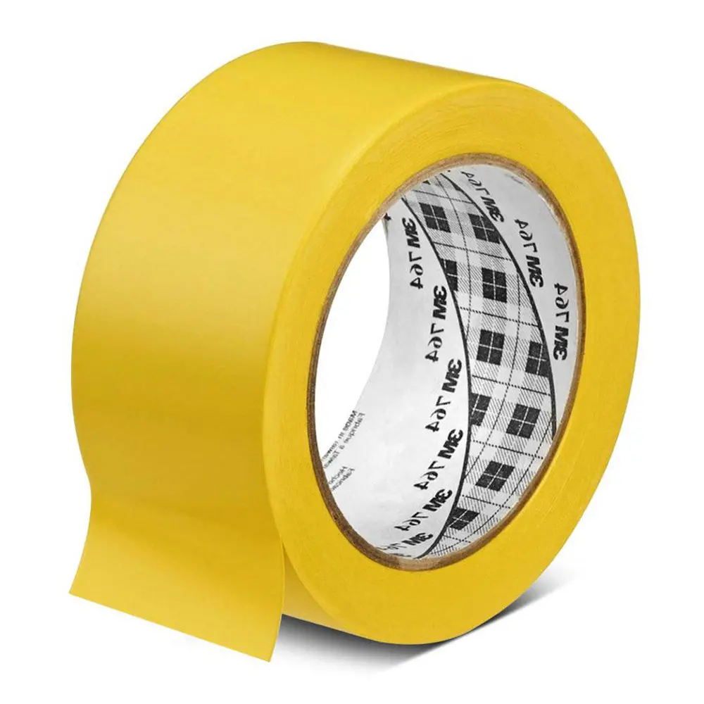 3M 764 General Purpose Vinyl Tape Yellow 25Mm X 33M Marking Colour Coding Safety 1