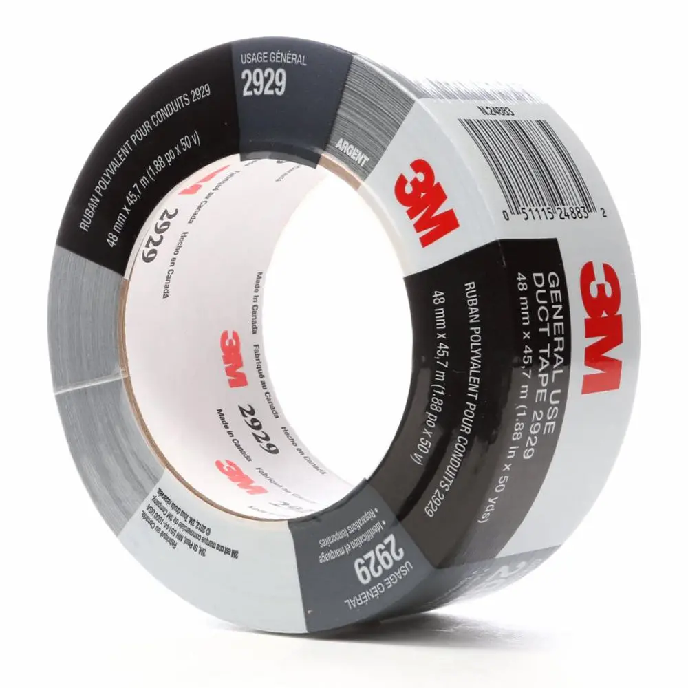 3M 2929 General Use Silver Duct Tape 48Mm X 45.7Mm 1