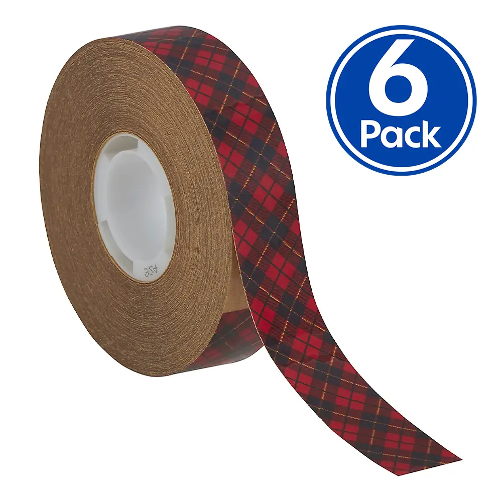 3M 924 Scotch Adhesive Transfer Tape 12.7Mm X 32.9M X 6 Rolls General Purpose 1
