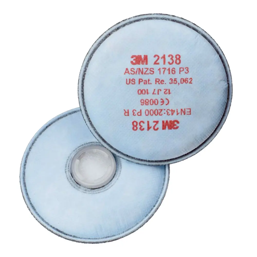 3M 2138 Particulate Filter Gp2/Gp3 Organic Vapour Acid Gas Relief Pair As/Nzs 1