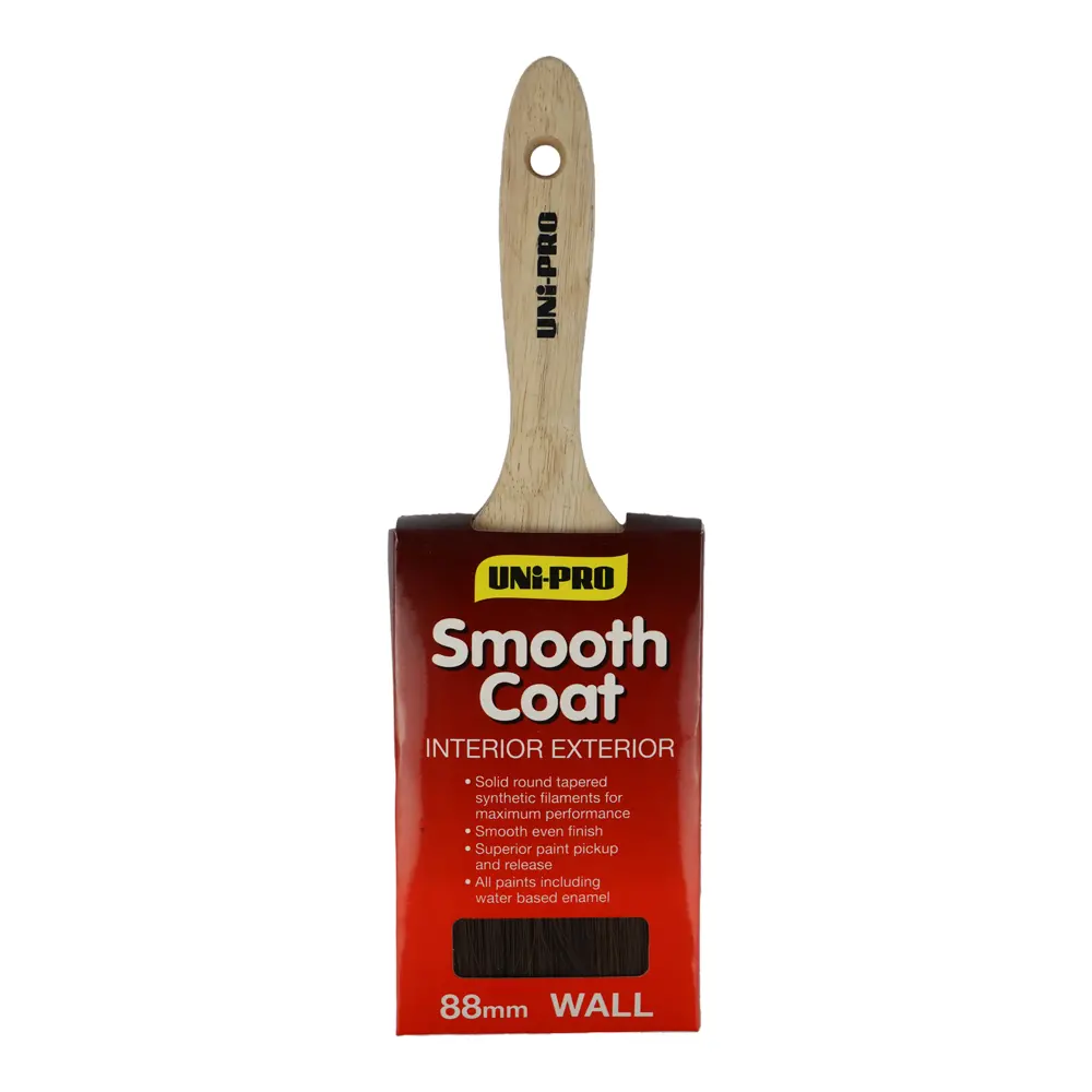 Uni-Pro Smooth Coat Brush 88Mm Interior Exterior Trade 1
