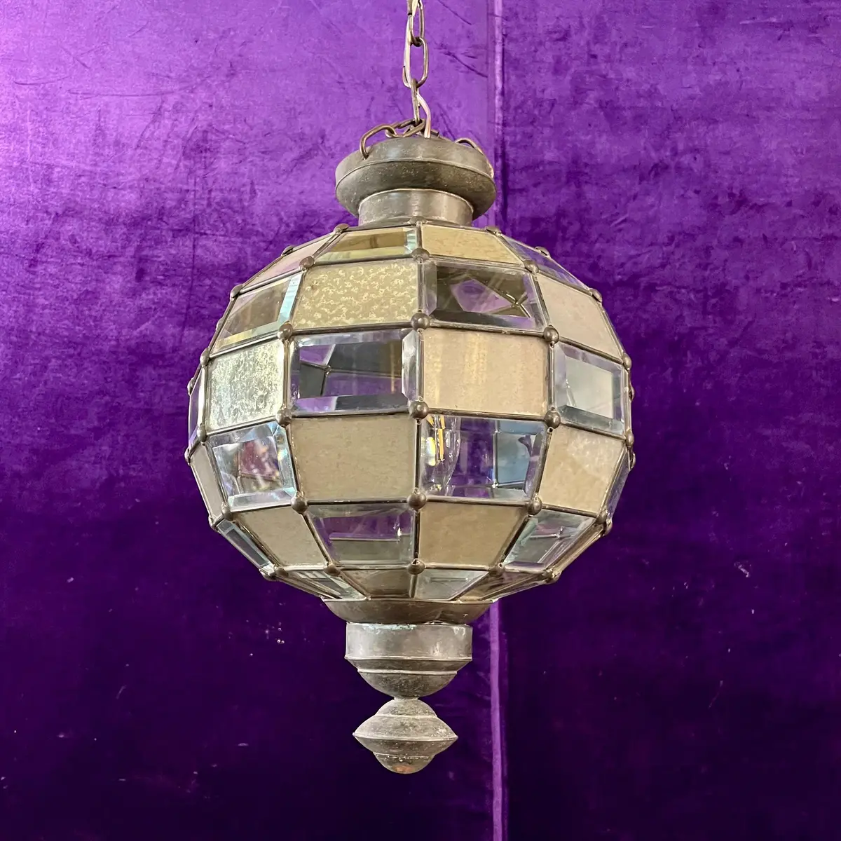 Faceted Bubble Lantern - Sold 1
