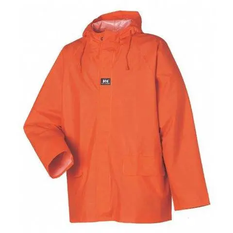 Mandal, Hooded, Pvc, Rain Jacket, Orange - Helly Hansen 1