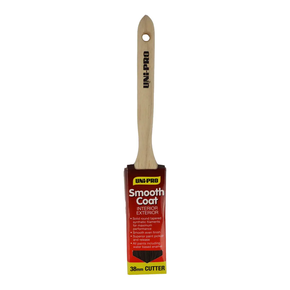 Uni-Pro Smooth Coat Cutter Brush 38Mm Interior Exterior Trade 1