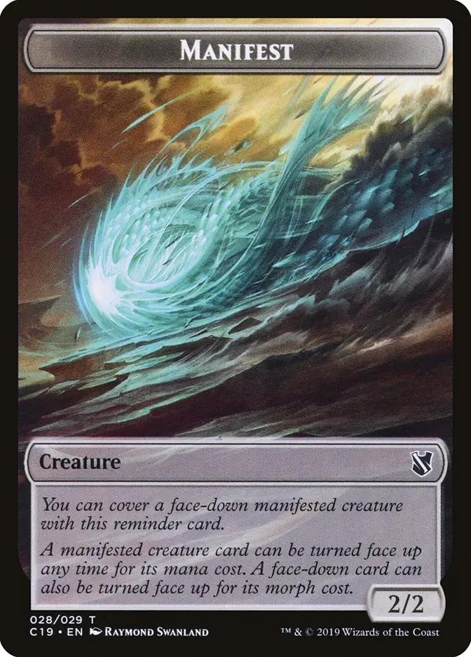Manifest [Commander 2019 Tokens] 1