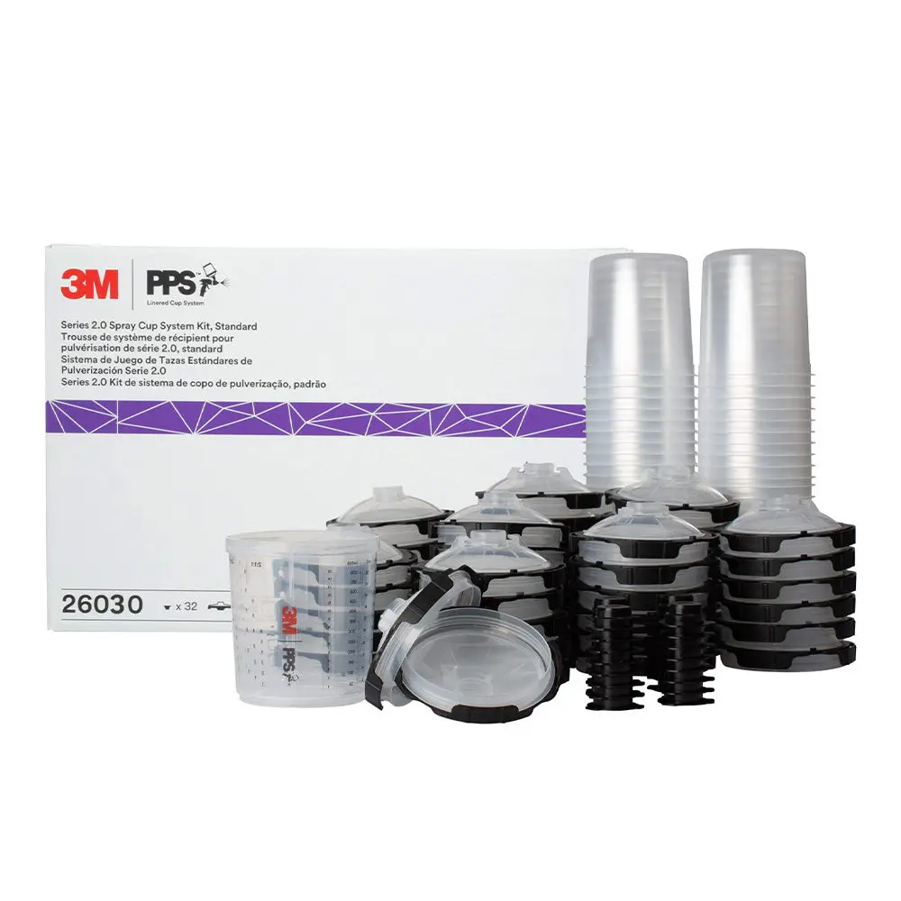 3M 26030 Series 2.0 Pps Lids & Liners Kit Midi 650Ml 80 Micron X 50 Pack 1