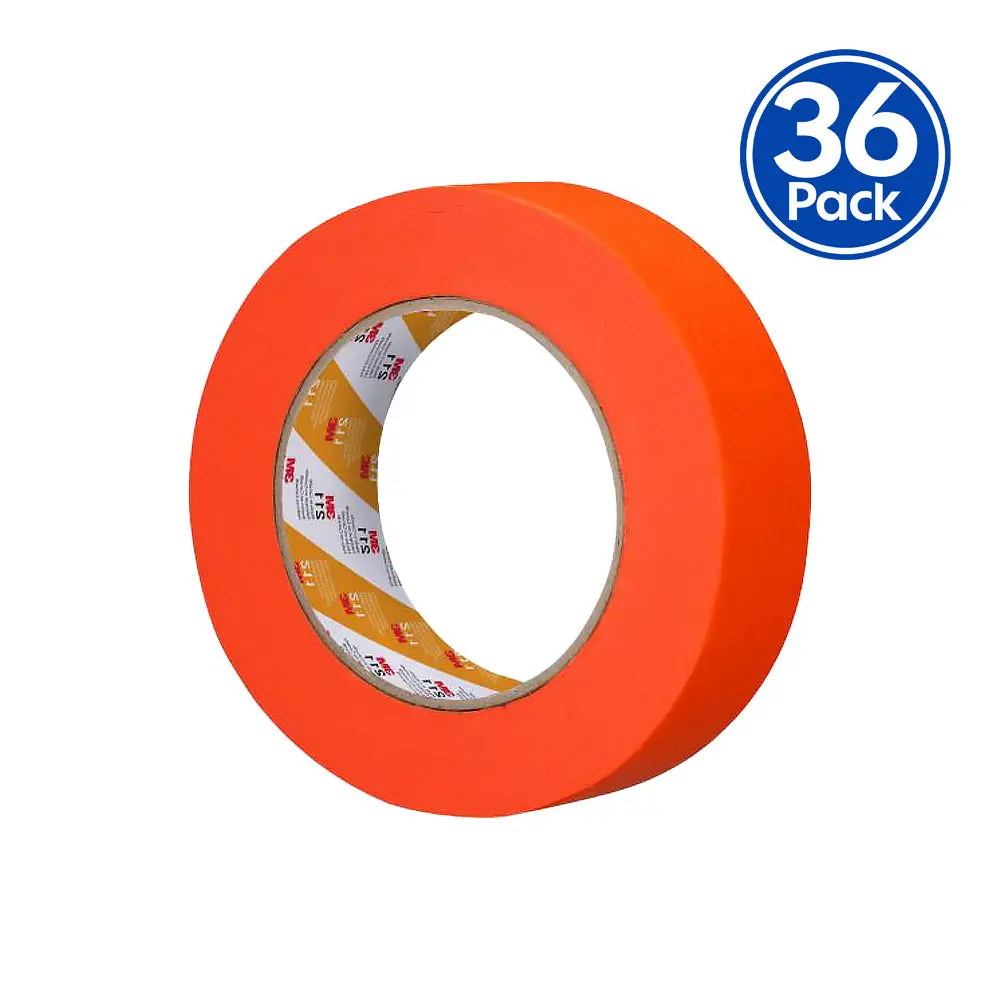 3M Auto 211 Orange Masking Tape 36Mm X 55Mm Automotive Refinish Masking X36 1