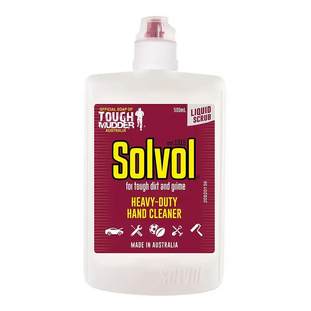 Solvol Heavy Duty Hand Cleaner 500Ml Liquid Scrub 1