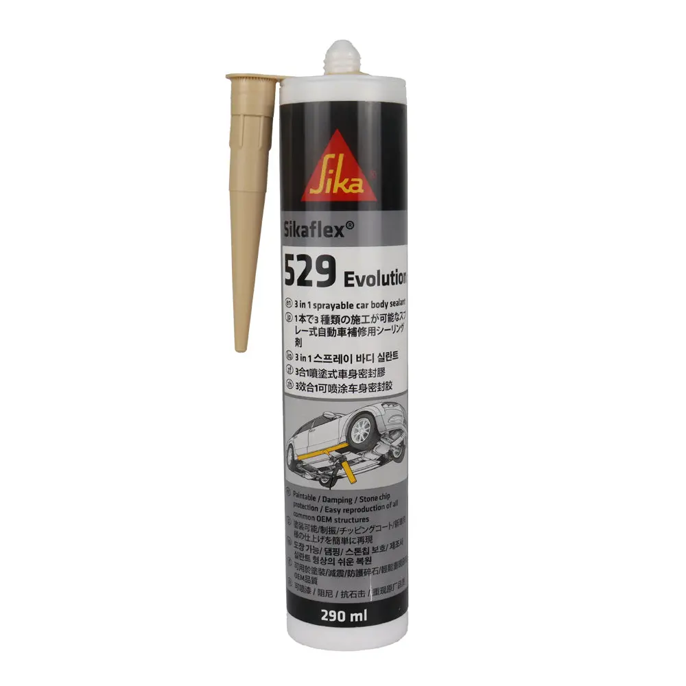 Sika Sikaflex 529 Evolution Sprayable Hybrid Seam Sealant 290Ml Ochre 1