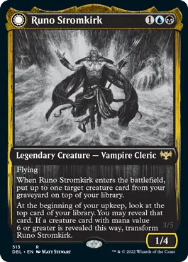 Runo Stromkirk // Krothuss, Lord Of The Deep [Innistrad: Double Feature] 1