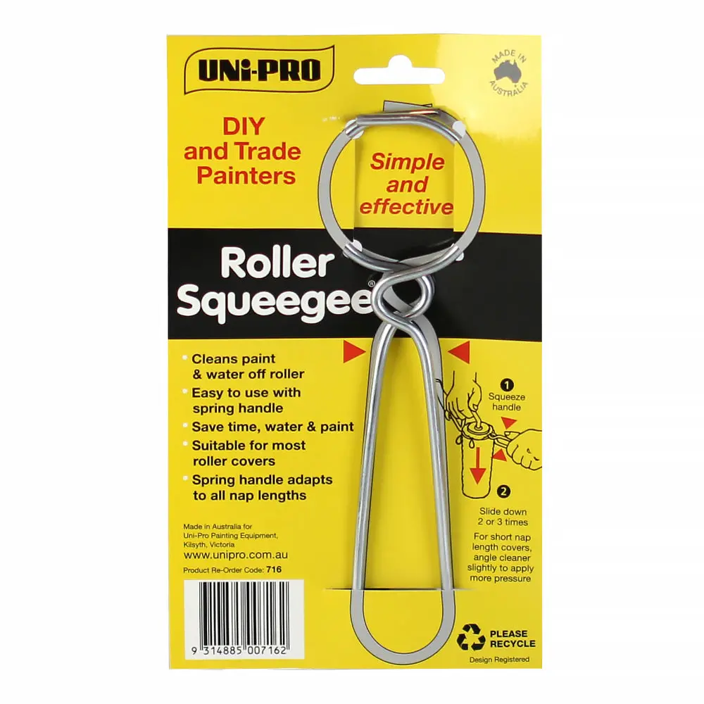 Uni-Pro Adjustable Wire Roller Squeegee Roller Cover Cleaner 1