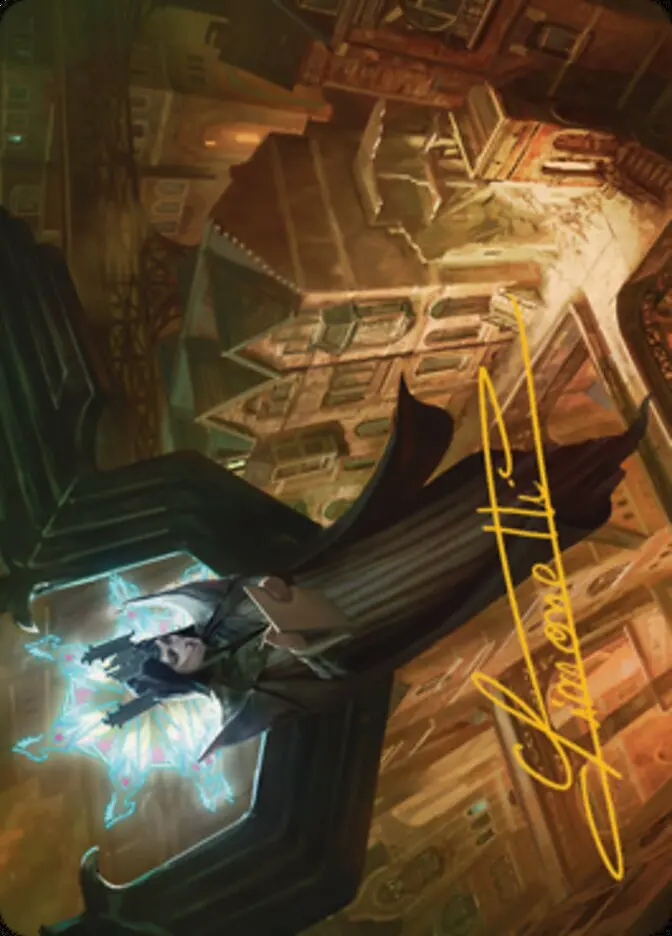 Angelic Sleuth Art Card (Gold-Stamped Signature) [Streets Of New Capenna Art Series] 1