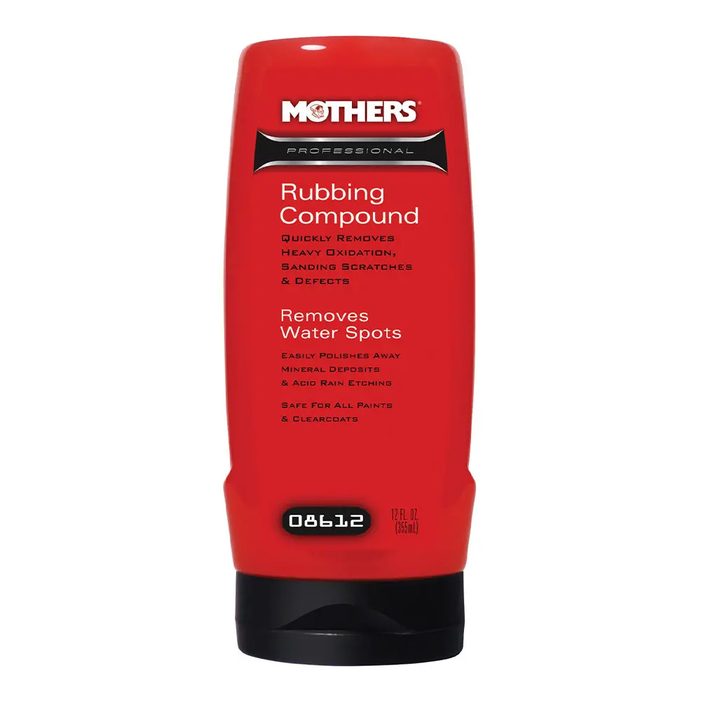 Mothers Professional Rubbing Compound 355Ml P2000 Scratch Remover 1