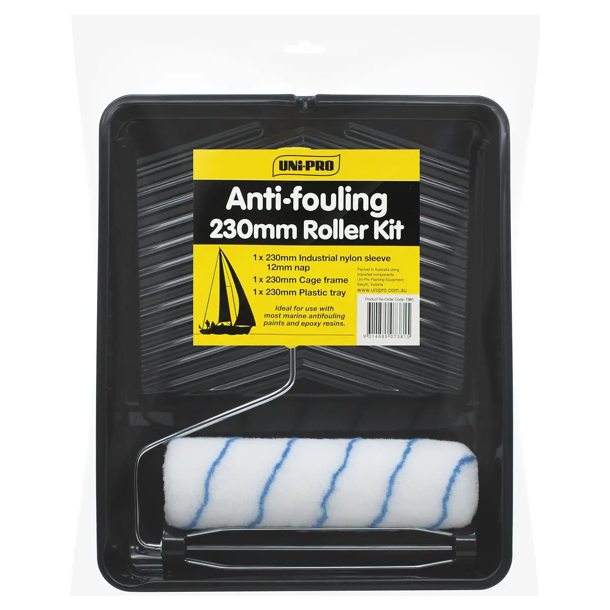 Uni-Pro Marine Anti-Fouling Kit 230Mm Roller Set 12Mm Nap Marine 1