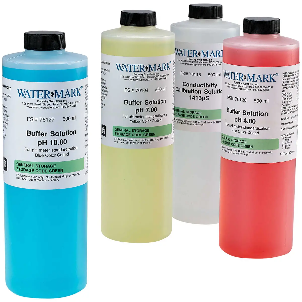 Ph/Conductivity Calibration Kit, 4 X 500 Ml Bottles 1