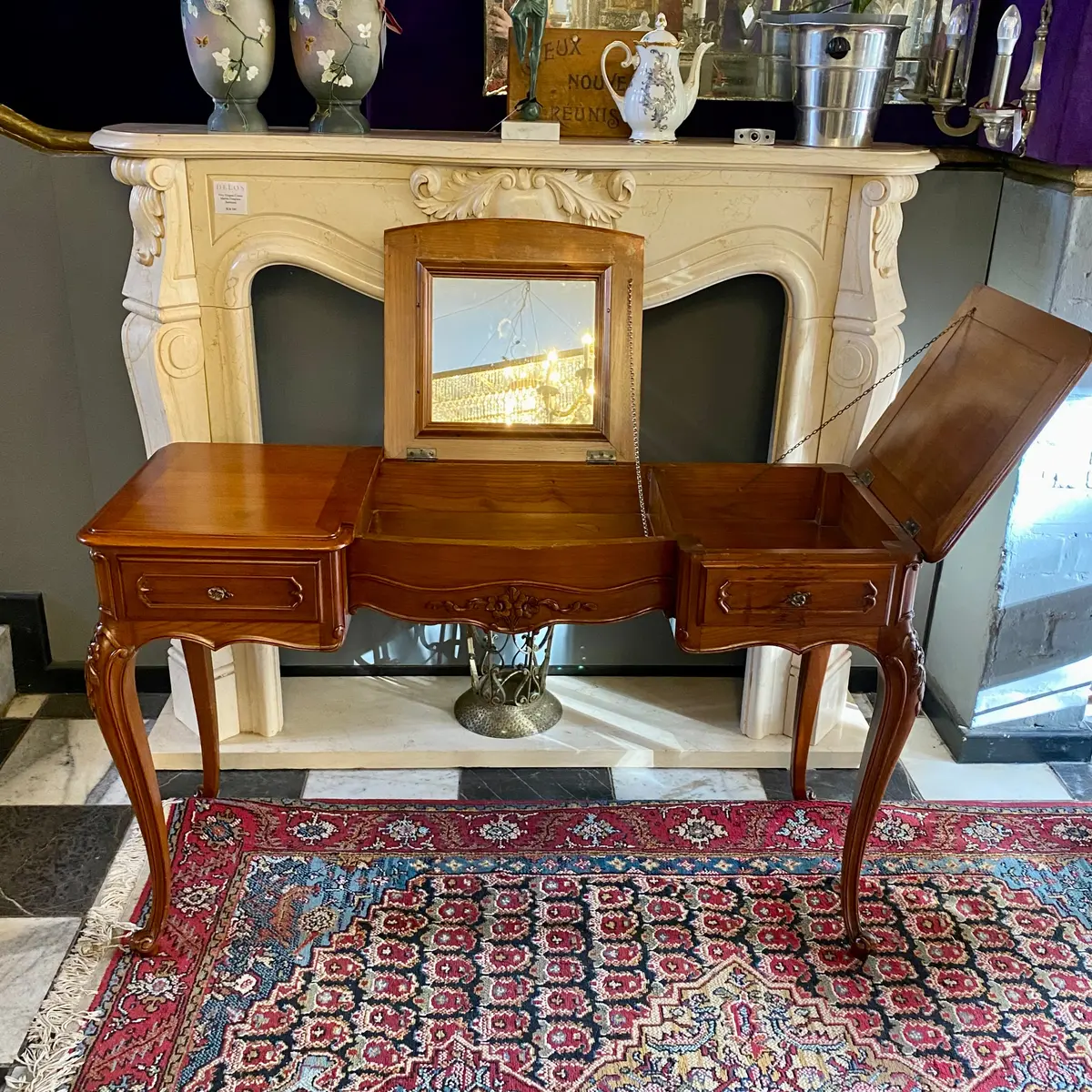 Beautiful Antique Cherry Wood Desk - Sold 1