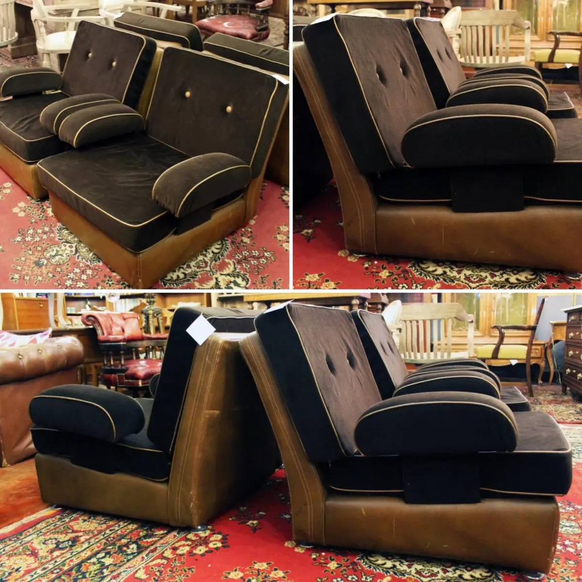 Set Of 1960'S Cinema Chairs - Sold 2