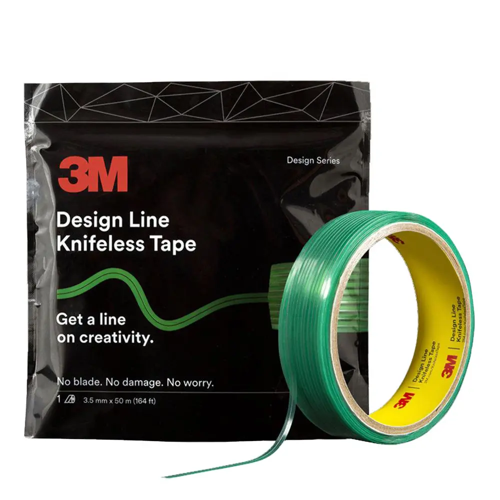 3M Design Line Knifeless Tape Kts-Dl1 Green 3.5Mm X 50M 1