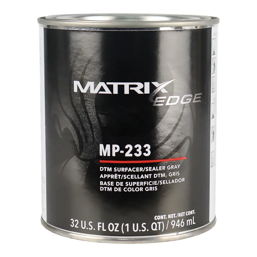 Matrix Edge Mp-233 Direct To Metal Surfacer/Sealer Grey 946Ml Automotive Primer 1