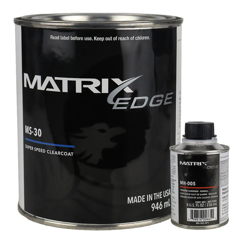 Matrix Edge Ms-30 Ms Super Speed Clear 946Ml + Mh-005 Hardener Normal 236Ml 1