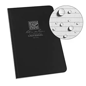 Rite-In-The-Rain - #774 Field-Flex Standard Notebook, Black 1