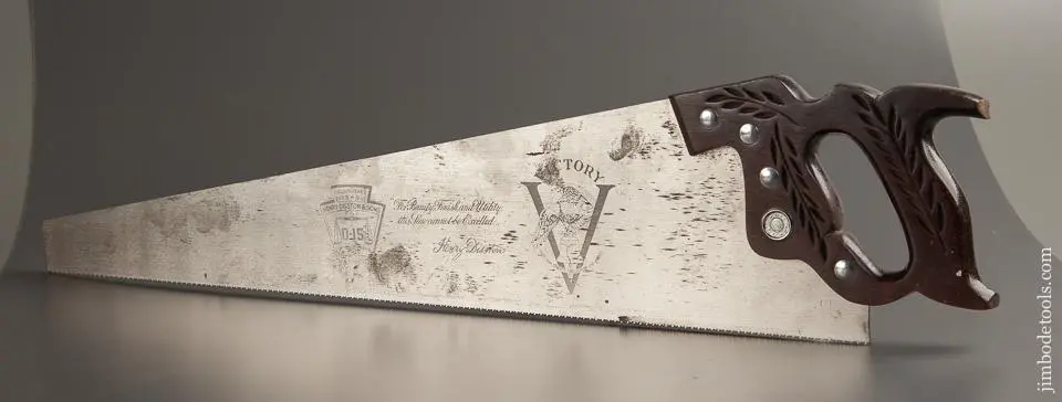 Unused 12 Point 26 Inch Disston D-15 Crosscut Hand Saw Near Mint! -- 77429R 1