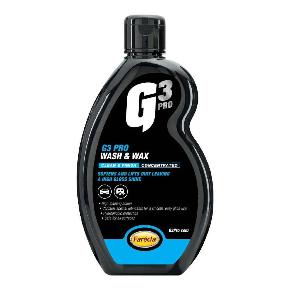 Farecla G3 Pro Professional Wash & Wax Concentrate 500Ml Silicone Free 1