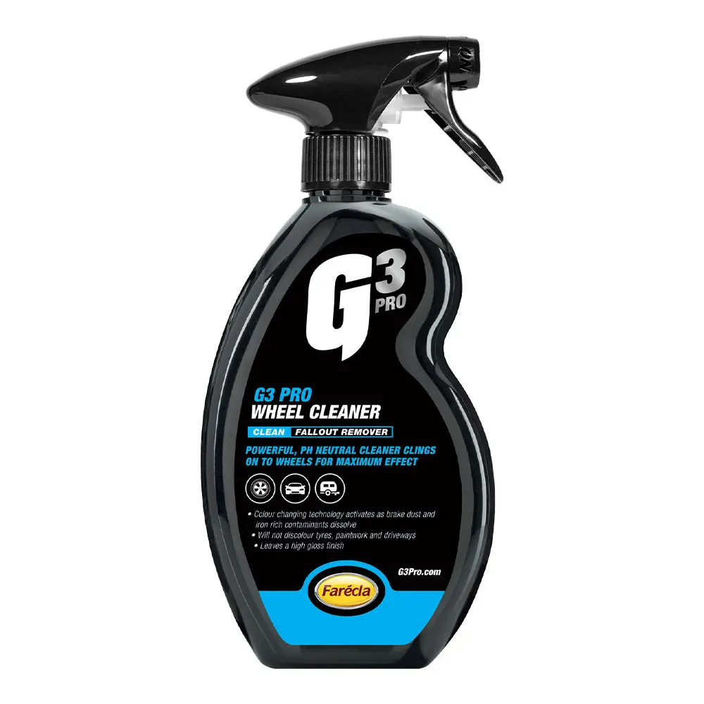 Farecla G3 Pro Wheel Cleaner 500Ml Ph Neutral Silicone Free Fallout Remover 1