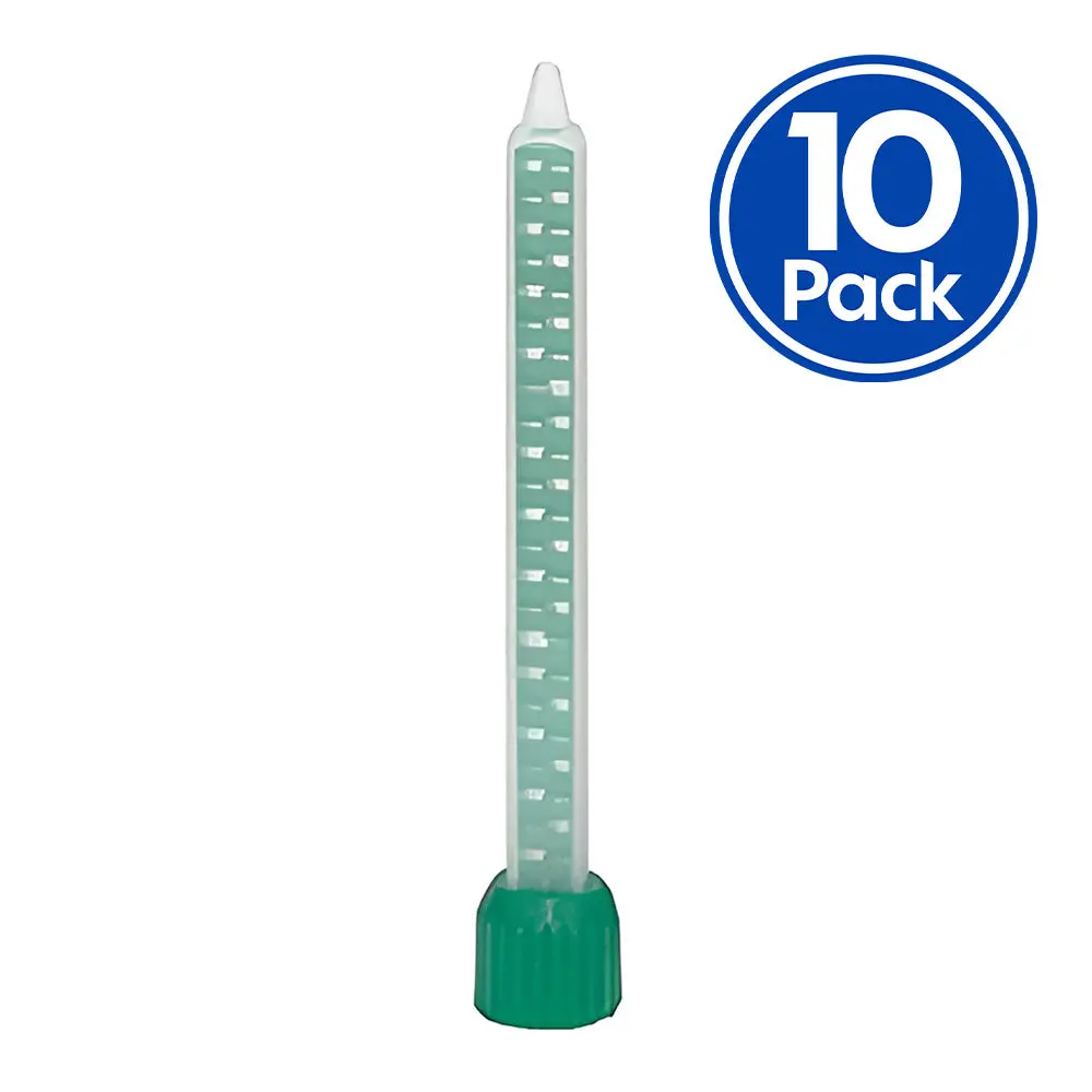 Teroson T5045 Large Static Mixing Nozzle & Nut X 10 Pack Fits 5055 1