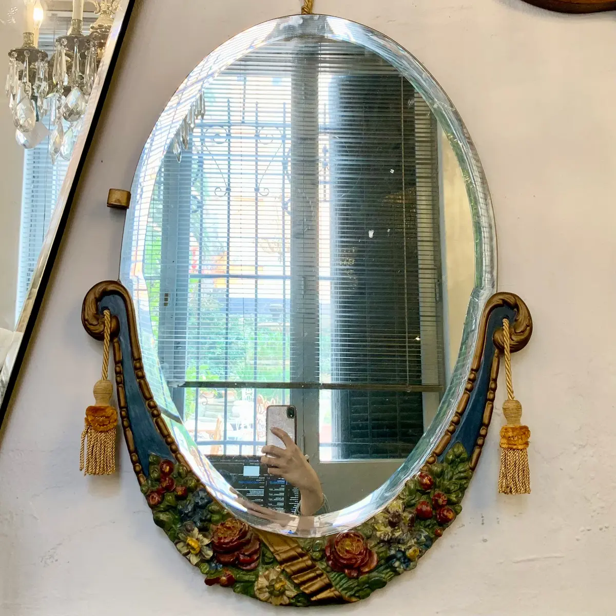 Beautiful Oval Italian Mirror - Sold 1