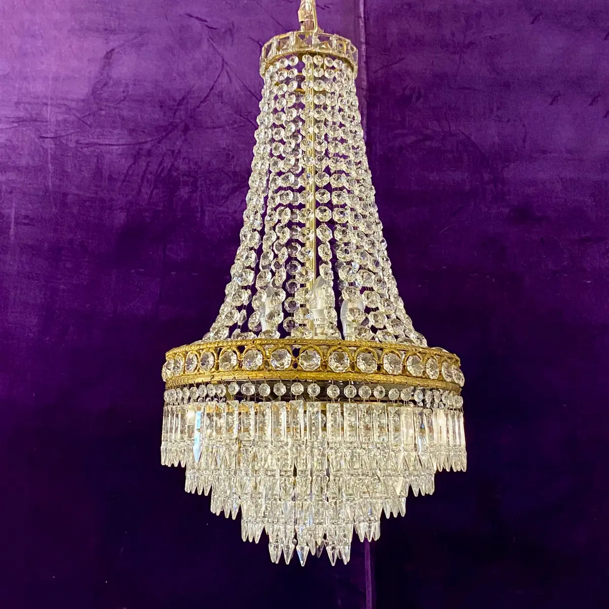 Stunning Antique Neoclassical Chandelier - Sold 1