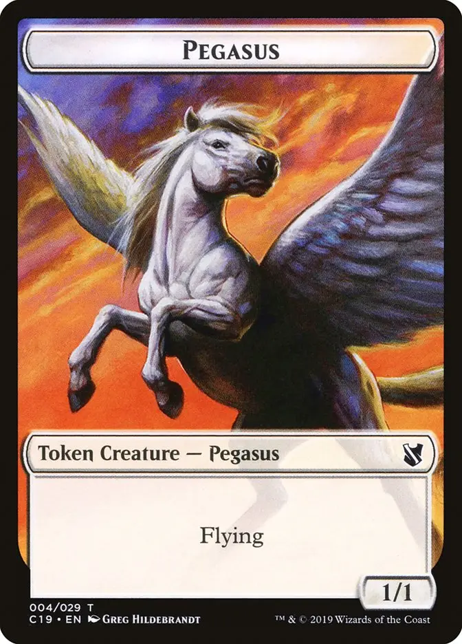 Pegasus Token [Commander 2019 Tokens] 1