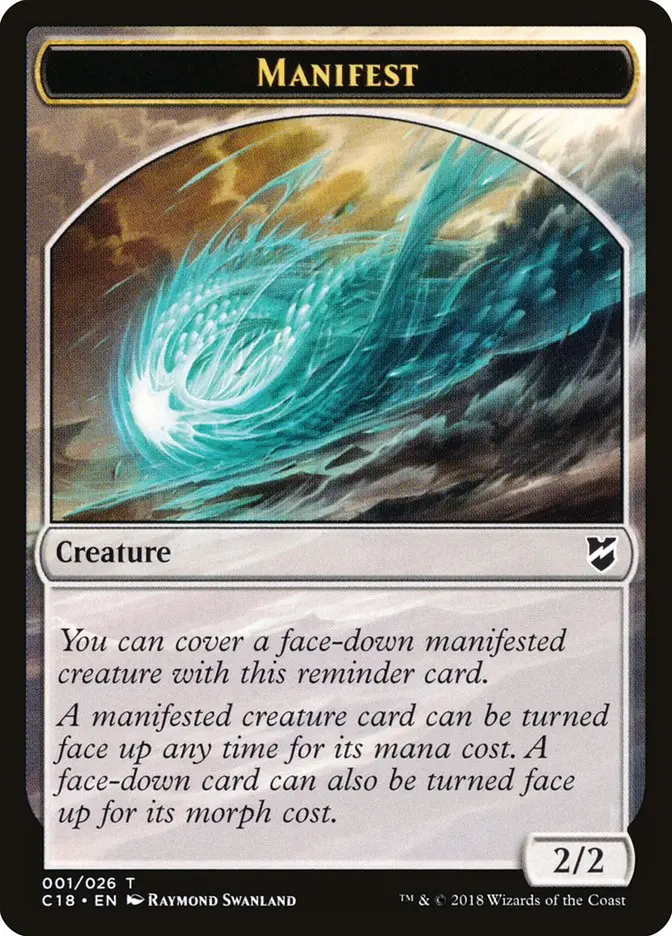Manifest [Commander 2018 Tokens] 1