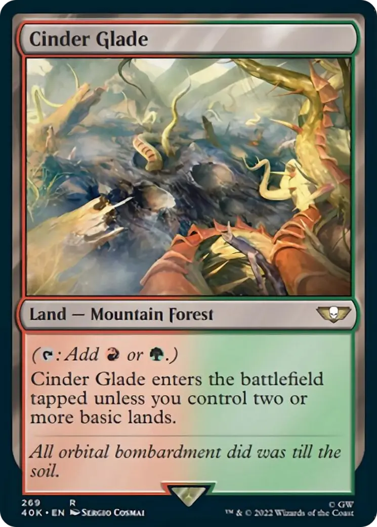 Cinder Glade (Surge Foil) [Warhammer 40,000] 1