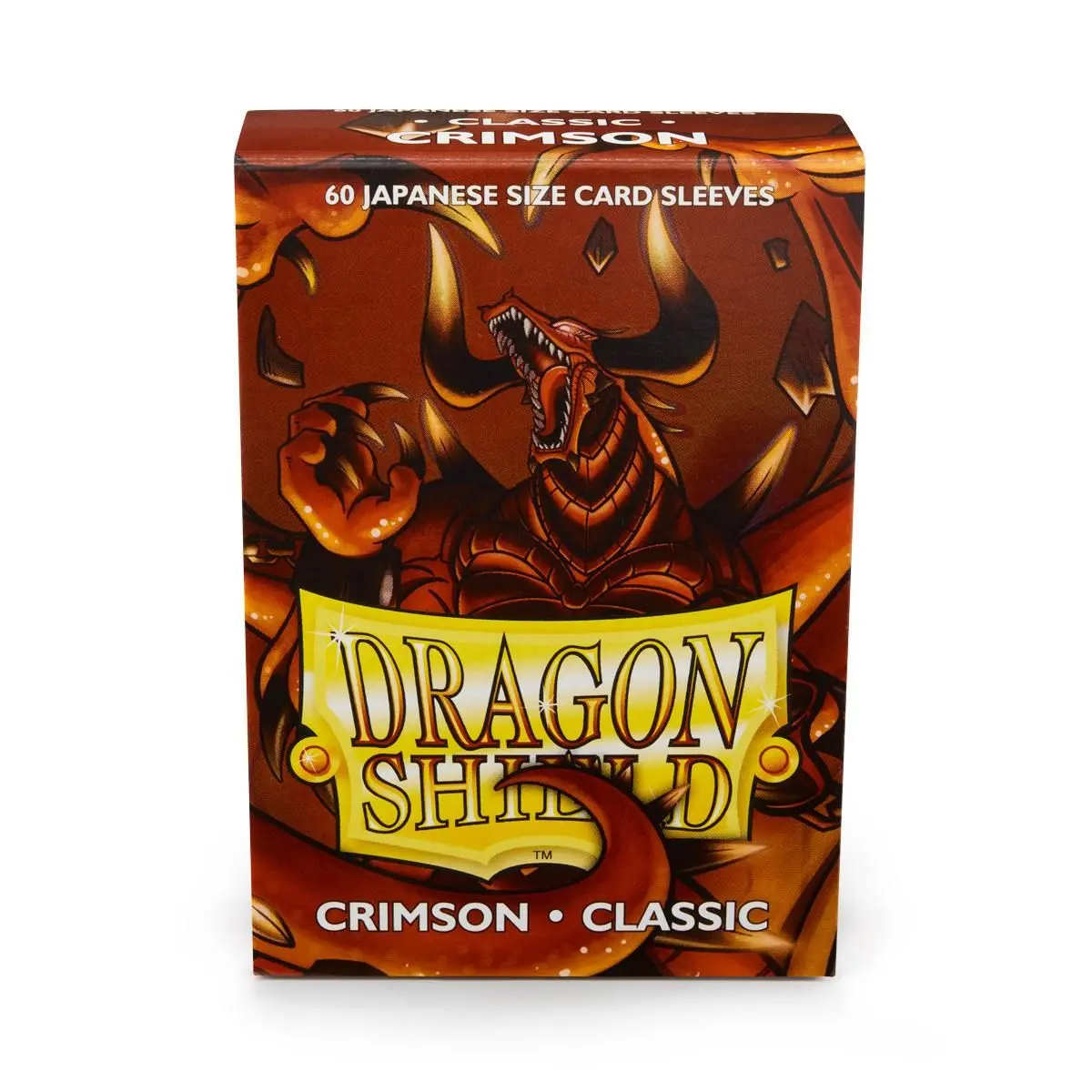 Dragon Shield: Japanese Size 60Ct Sleeves - Crimson (Classic) 1
