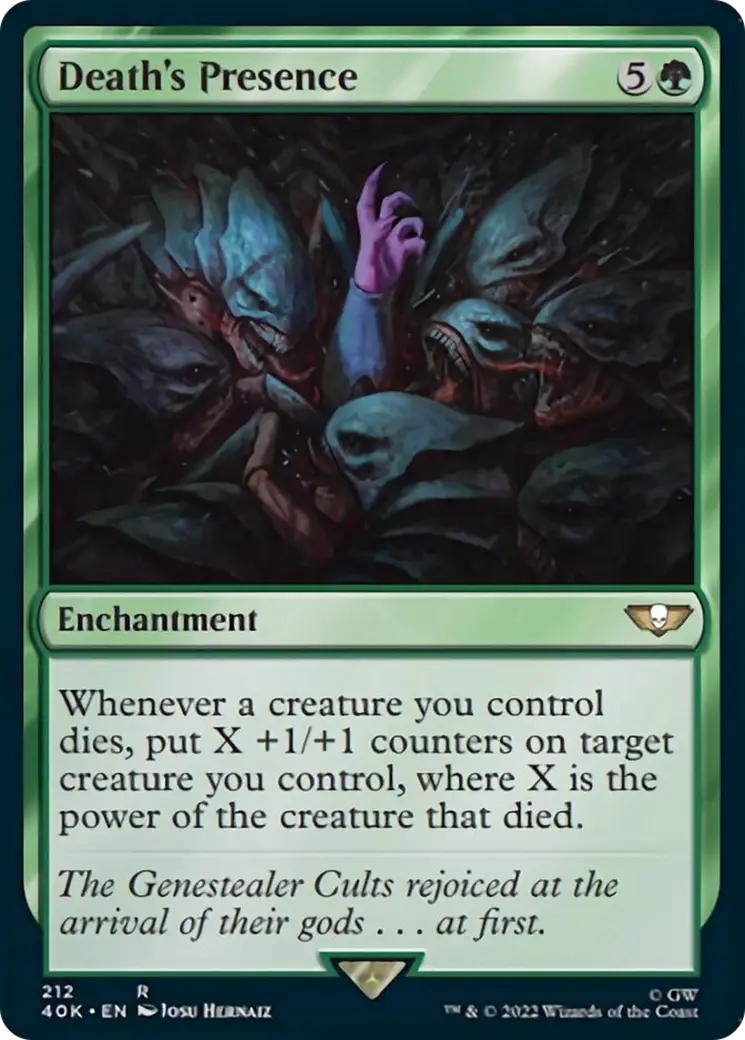 Death's Presence (Surge Foil) [Warhammer 40,000] 1