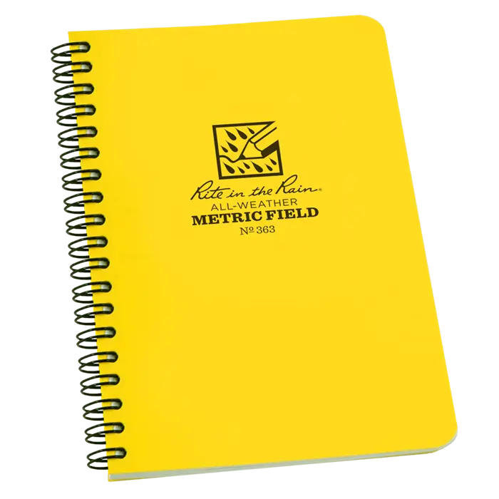 Rite-In-The-Rain - #363 Spiral Notebook, Metric Pattern 1