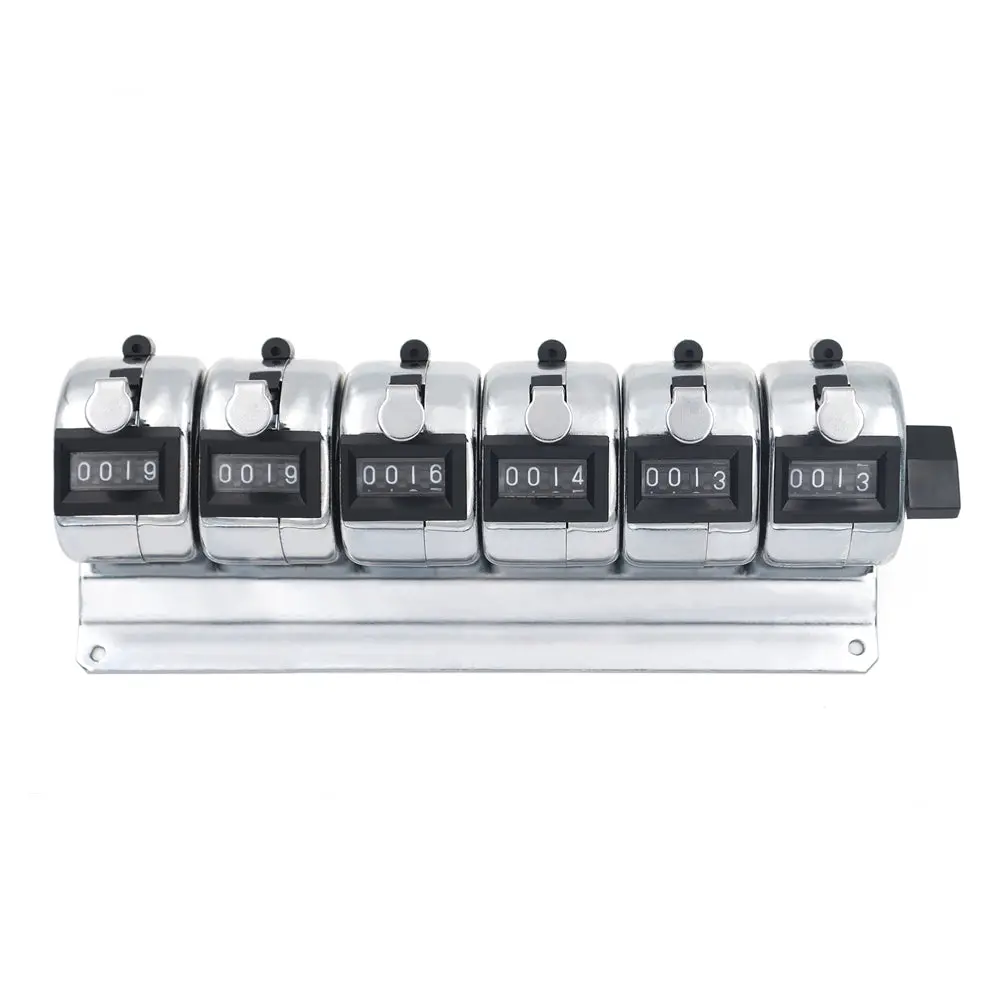 Tally Counter, Desktop Mountable, 6 Unit 1
