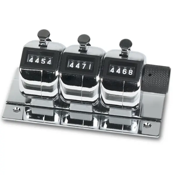 Tally Counter, Desktop Mountable, 3 Unit 1