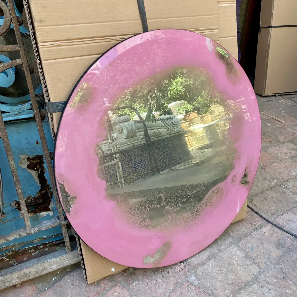 Modern Pastel Pink Mirror 1
