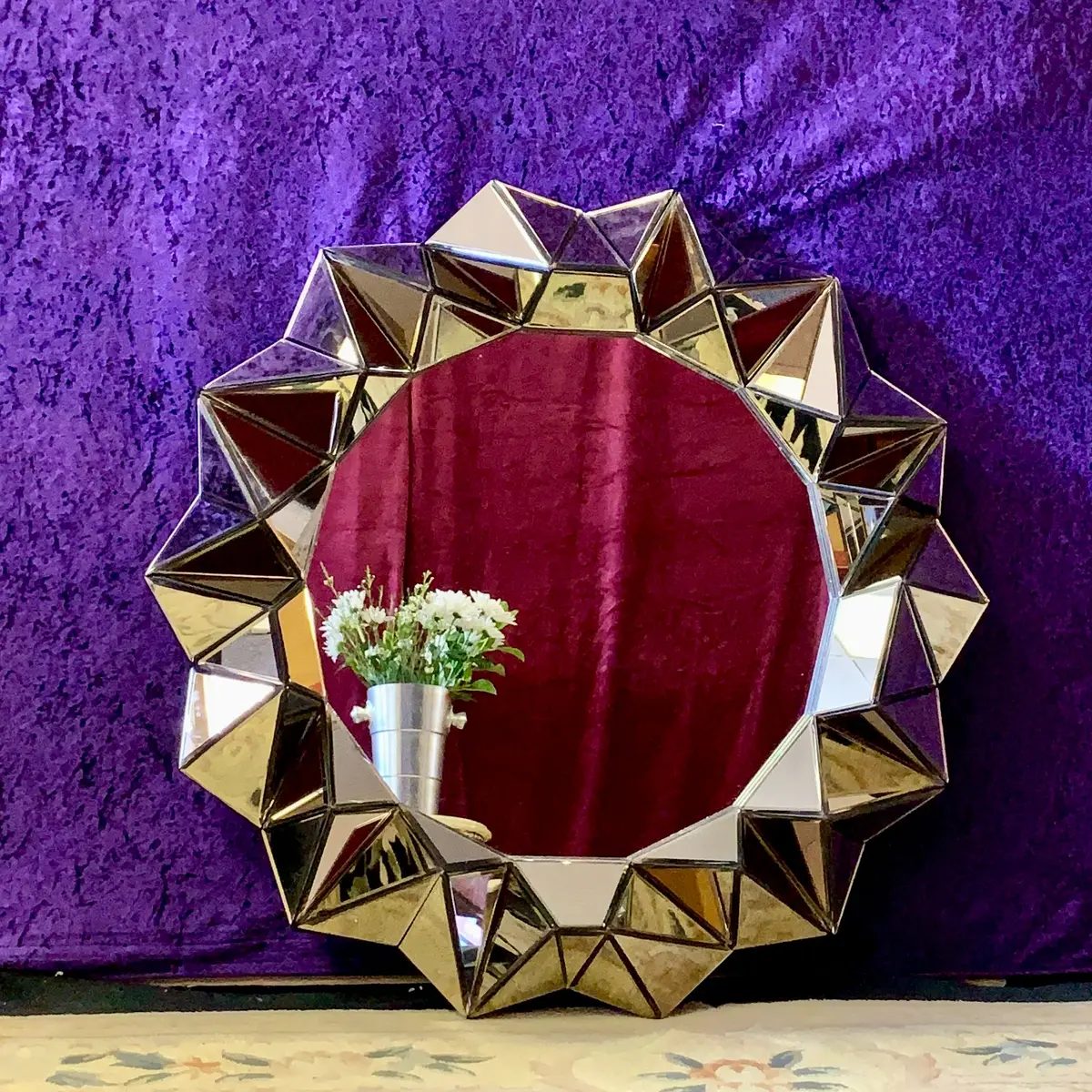 Modern Faceted Mirror - Sold 1