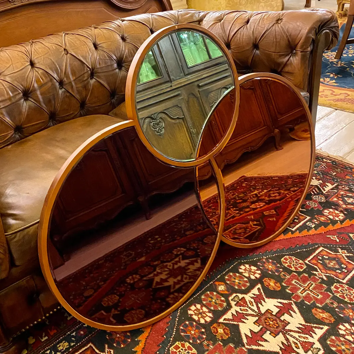 Contemporary Coloured Mirror - Sold 1