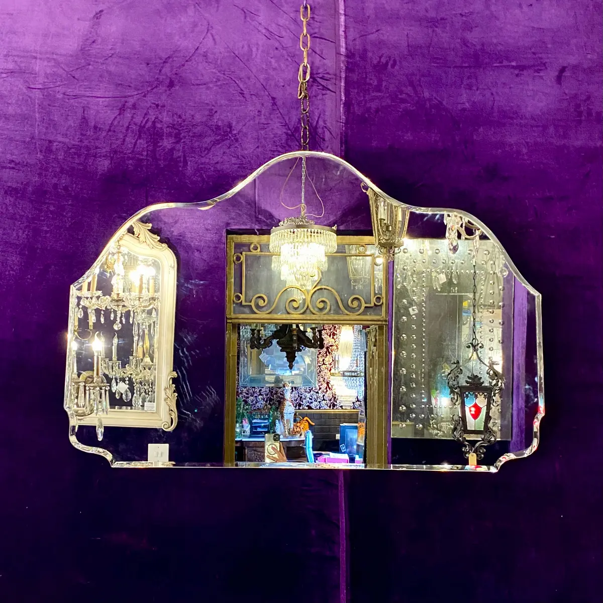 Contemporary Beveled Edge Frameless Mirror - Sold 1