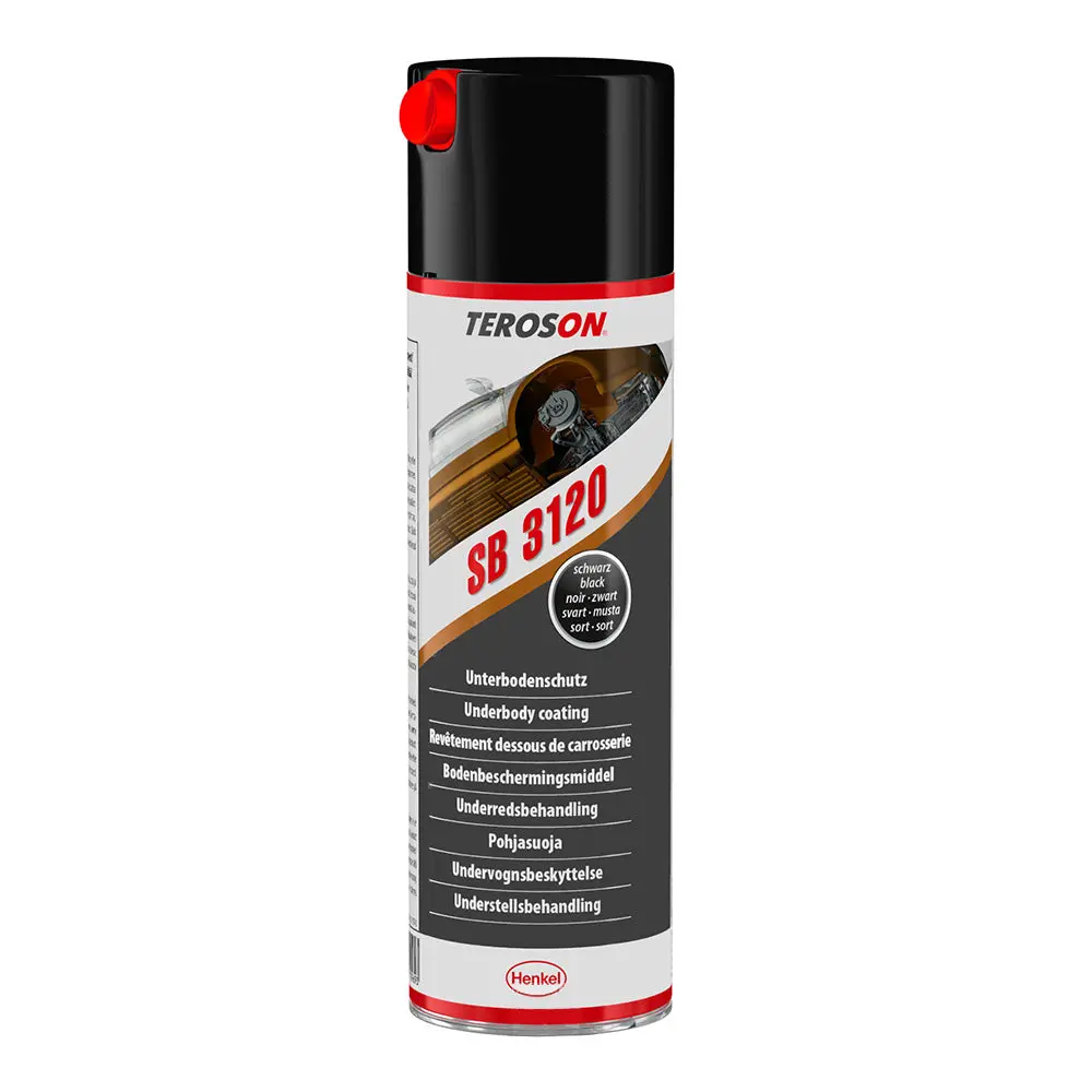 Teroson Sb 3120 Underbody Coating Spray 500Ml Aerosol Black 1