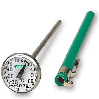 Dial Thermometer, 1" Dial 1