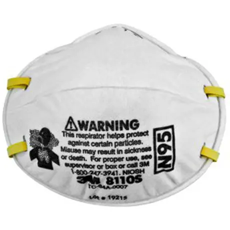 3M 8110S N95 Dust/Mist Respirator 1
